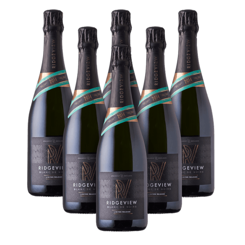 Ridgeview Vintage Blanc de Noirs case English sparkling wine