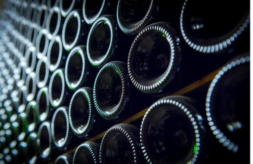 The cellars at Ridgeview Wine Estate English sparkling wine Sussex England