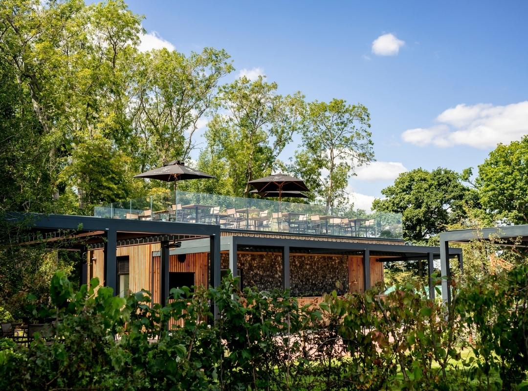 The Rows & Vine restaurant at Ridgeview Sussex England