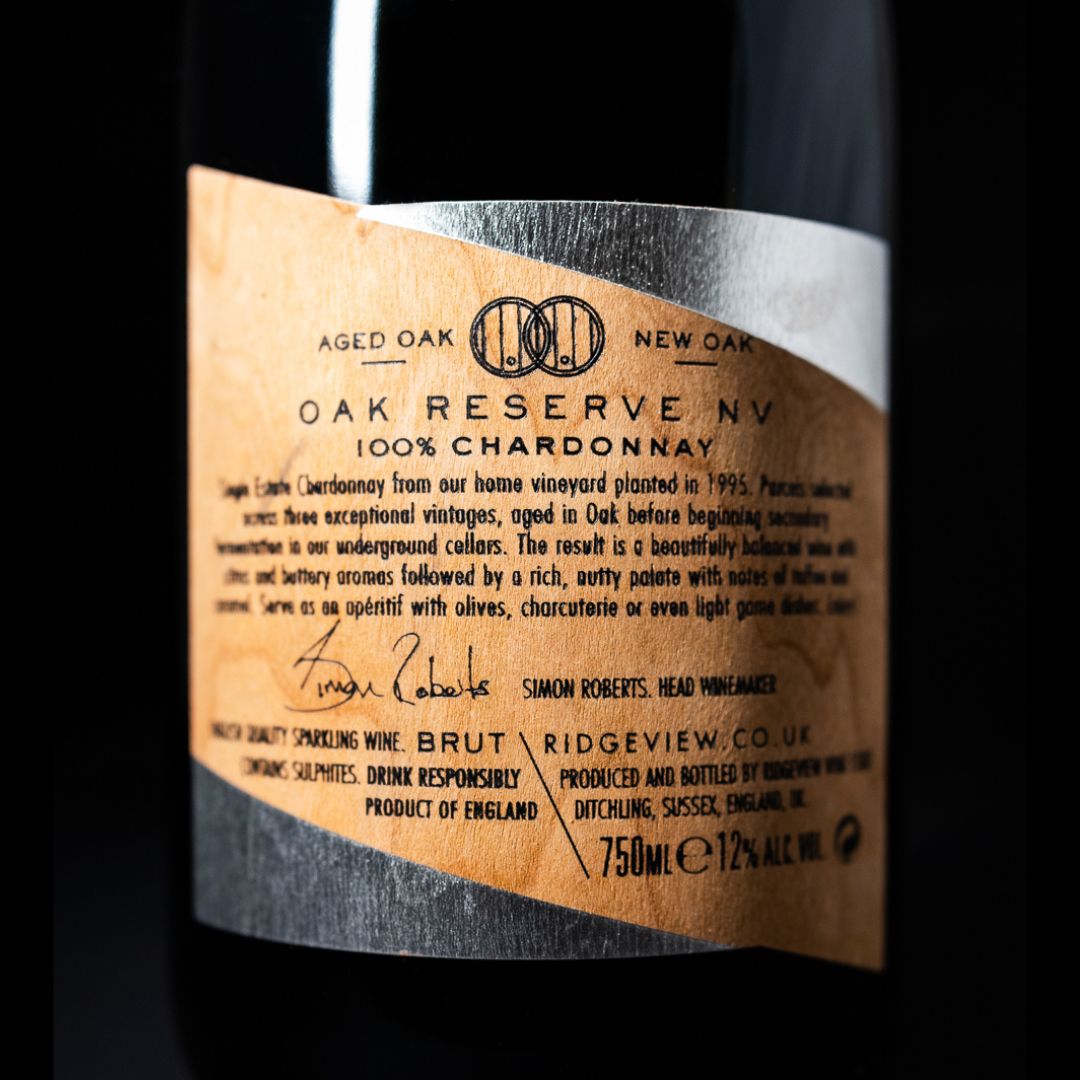 Ridgeview Oak Reserve English sparkling wine