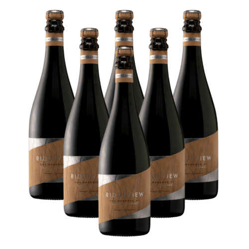 Ridgeview Wine Estate Oak reserve case of six English Sparkling wine