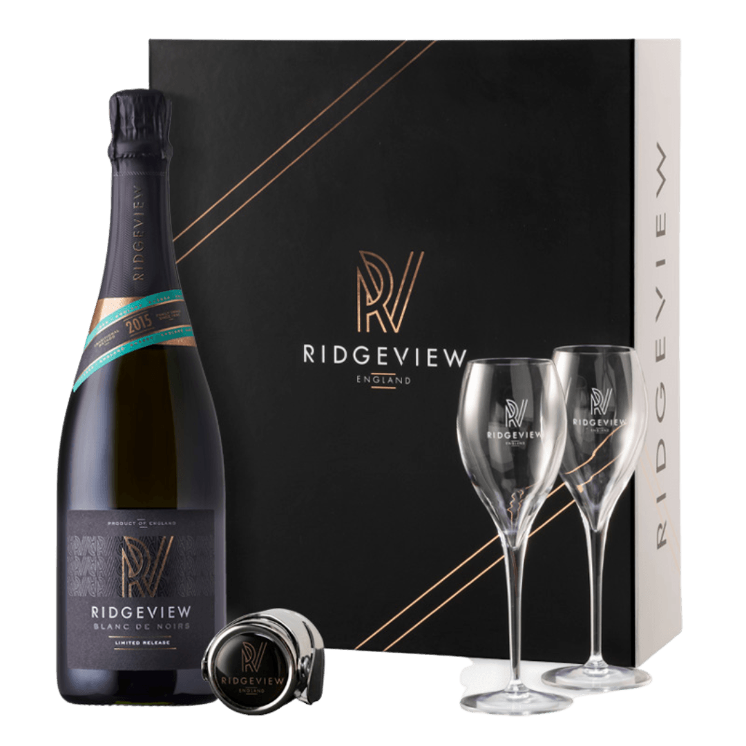 The Ridgeview Gift Set Blanc de Noirs 2015 Vintage Ridgeview English Sparkling Wine